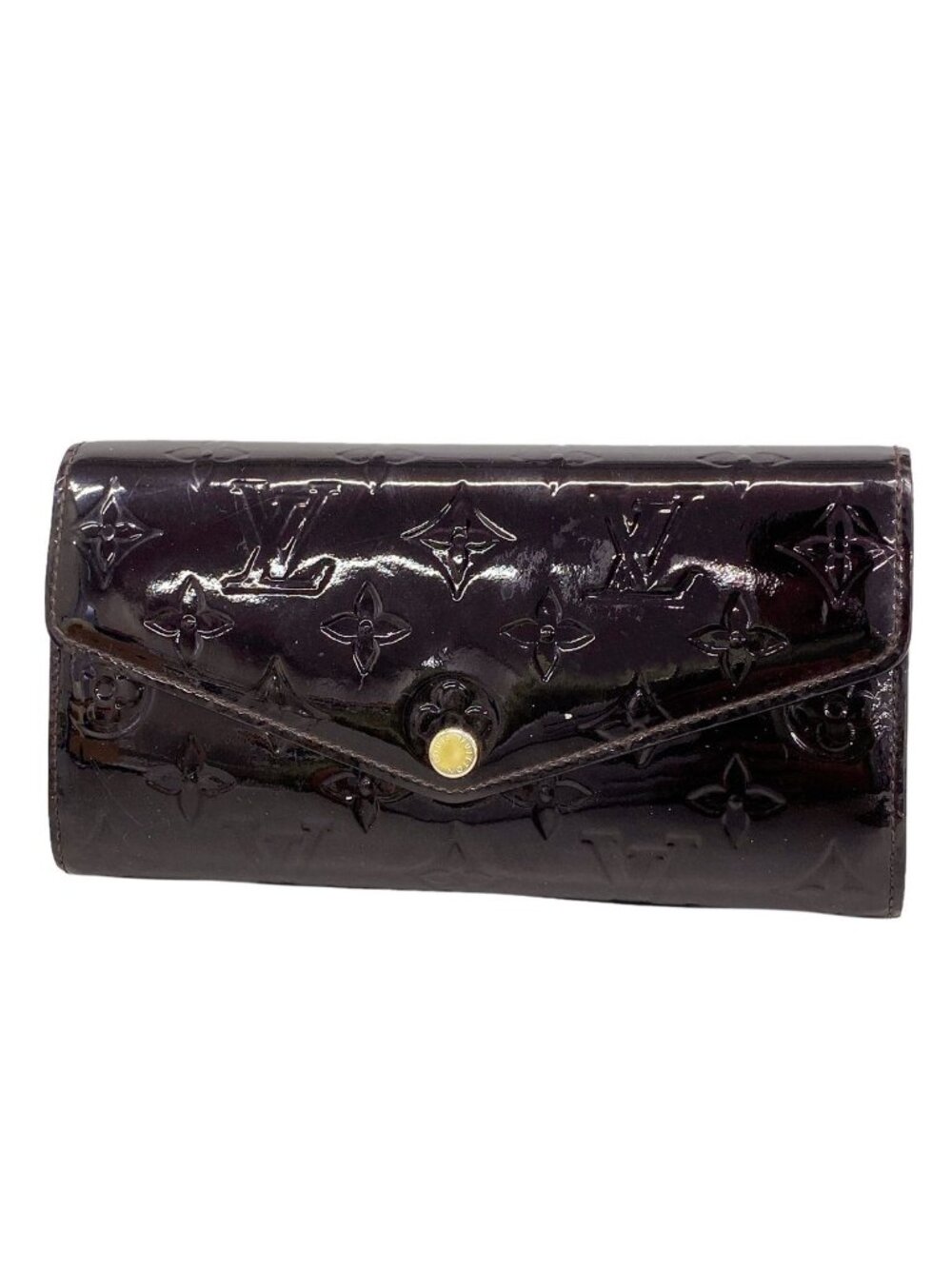 Louis Vuitton Wallet Vernis Portefeuille Sarah Amarante